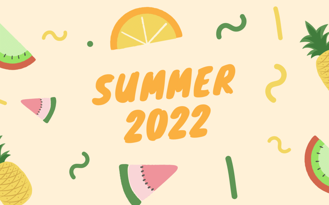 Summer 2022 Youth Activities Schedule