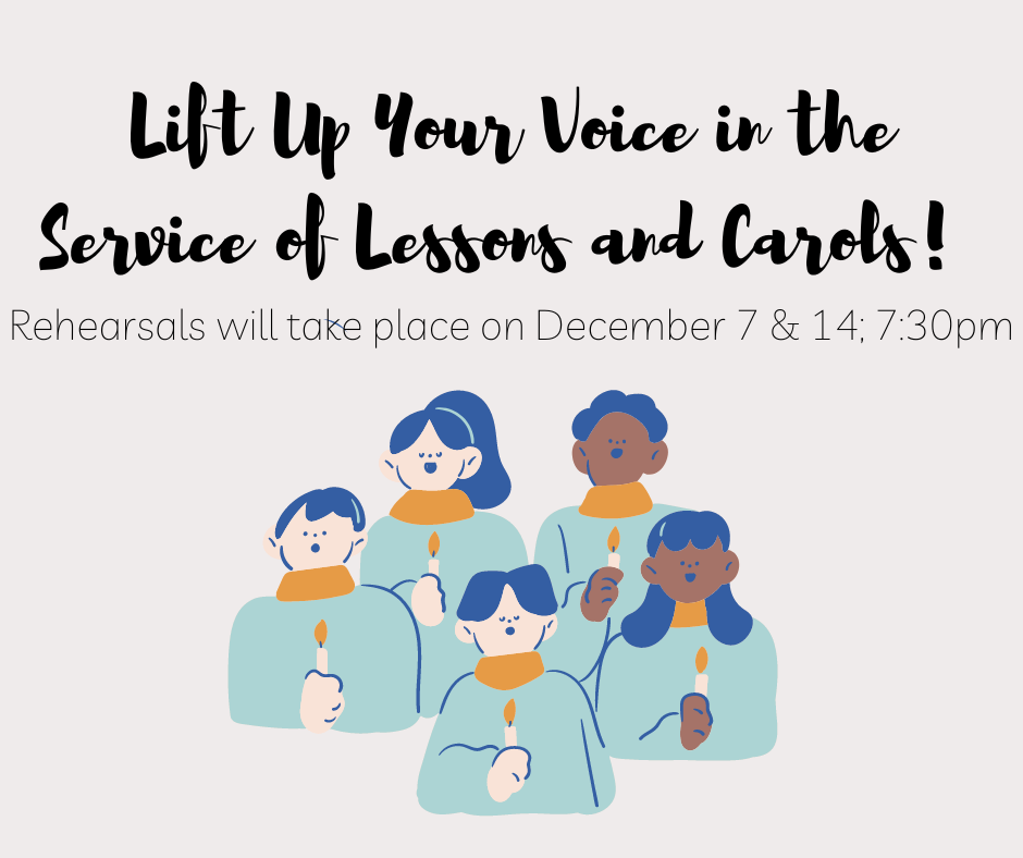 Lift Up Your Voice in the Service of Lessons and Carols!