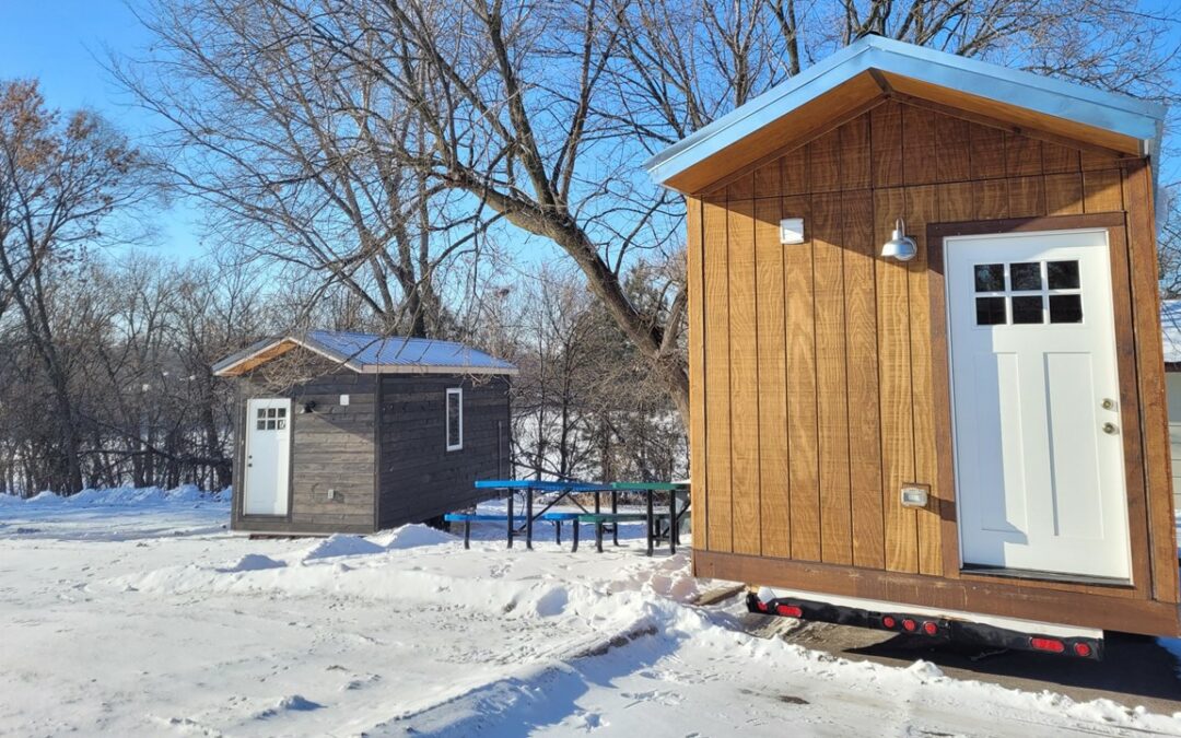 Tiny Homes Arrive at our Interim Sacred Settlement